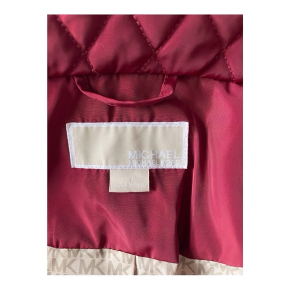Michael Michael Kors Girls Junior Red Jacket,M - Picture 7 of 8